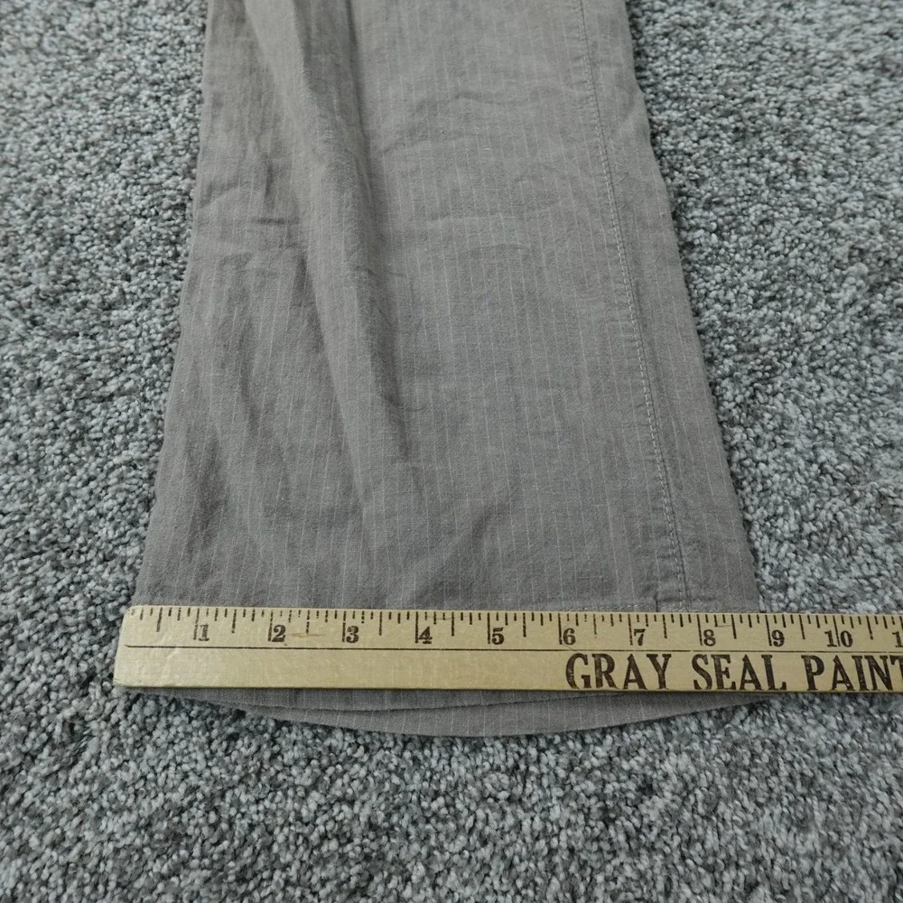 Banana Republic Pants Mens 29X32 Gray Linen Chambray Chino Trouser Straight Y2K